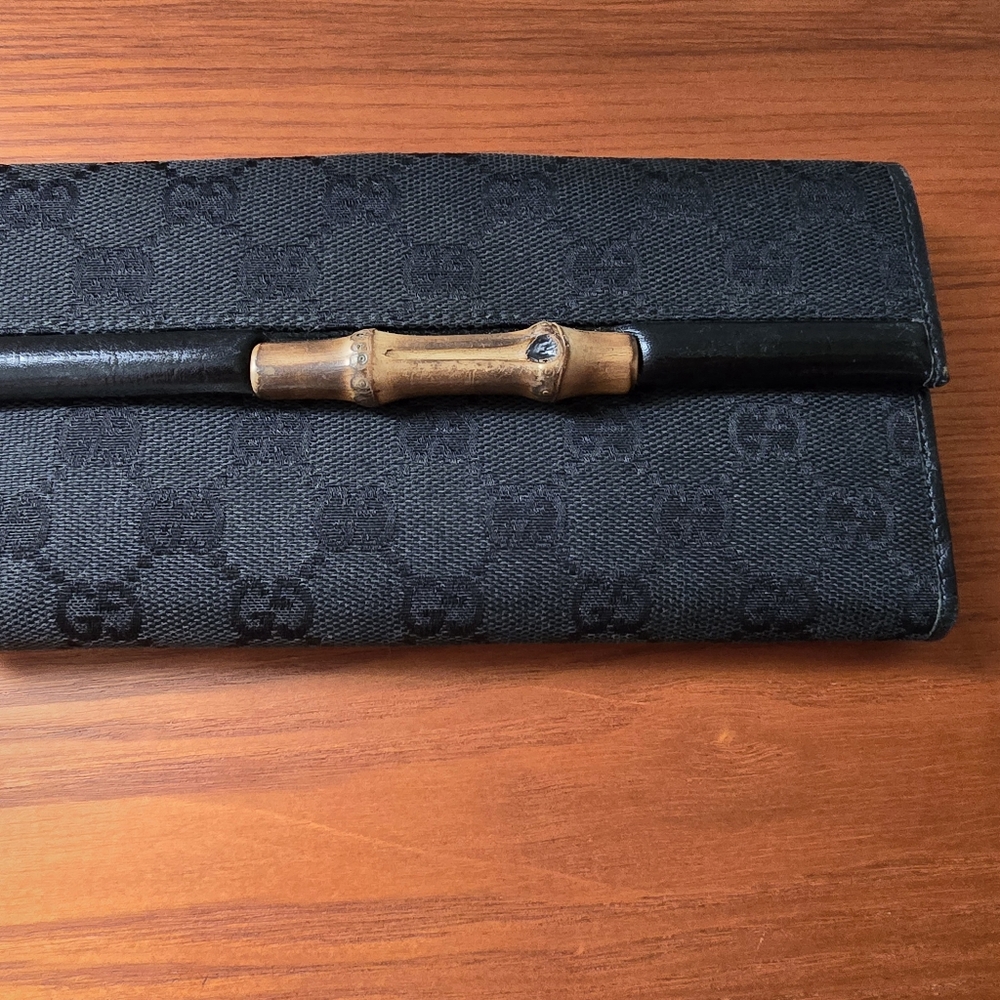 Authentic Gucci Bamboo Wallet